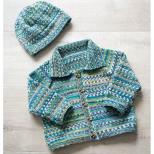 K426 Raglan Cardigan and Hat